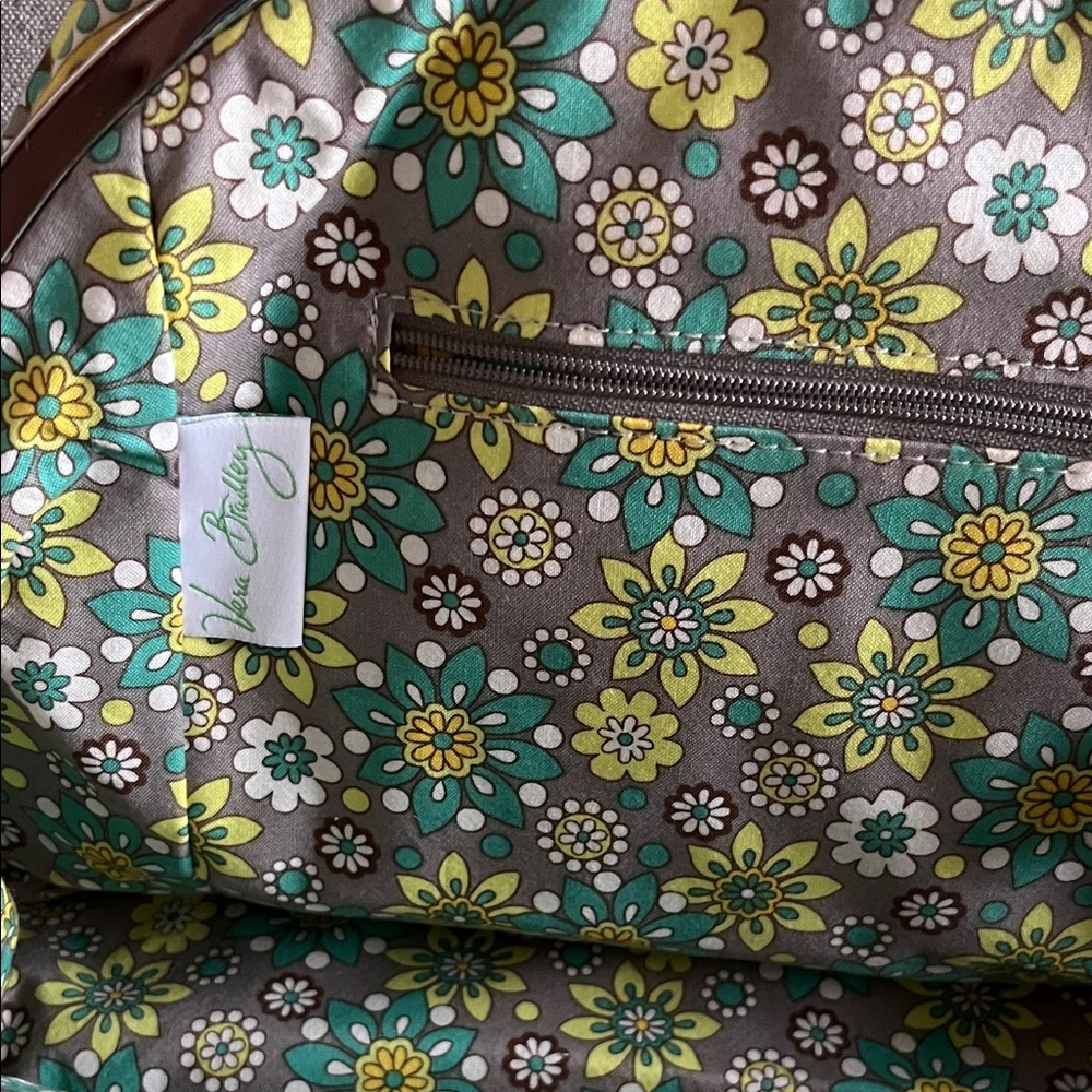 Vera Bradley Lemon Parfait Paisley Kiss lock Bag - Picture 2 of 16